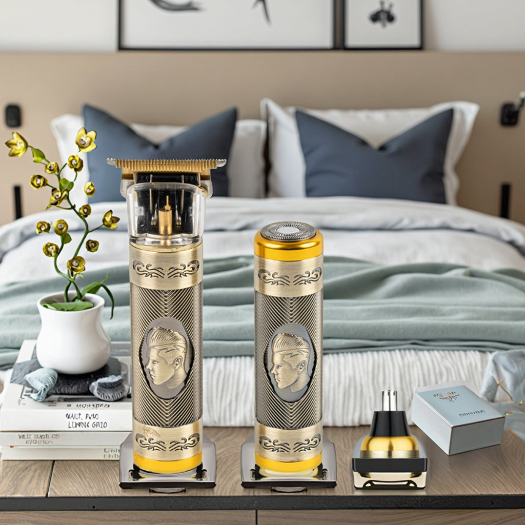 3in1shaver4.jpg 2026 Premium Rechargeable Gold ORIGINAL STRONG UNISEX Grooming Kit. A MUST HAVE FOR EVERYONE. - Image 1