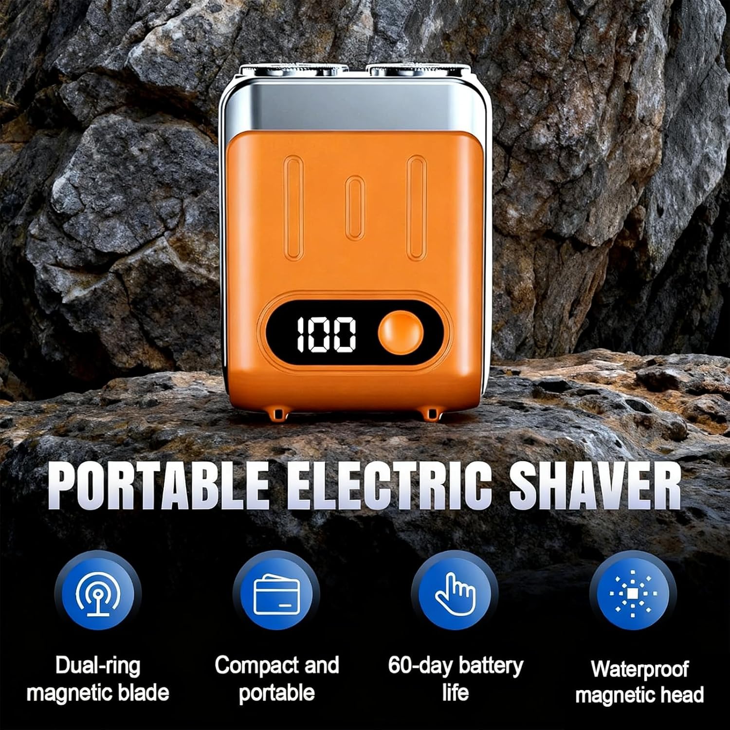 81VLNdcTQQL._AC_SL1500_.jpg New Upgrade Men's Portable Mini Rotary Electric Shaver - Image 1